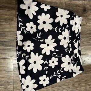 Golftini Floral Black and White Women's Skort